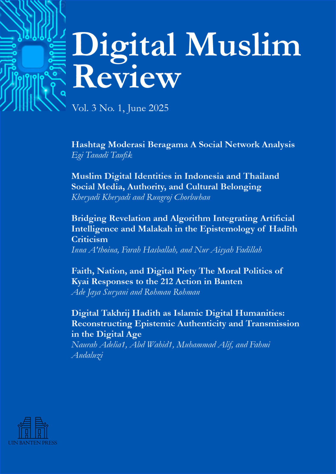 					View Vol. 3 No. 1 (2025): June
				